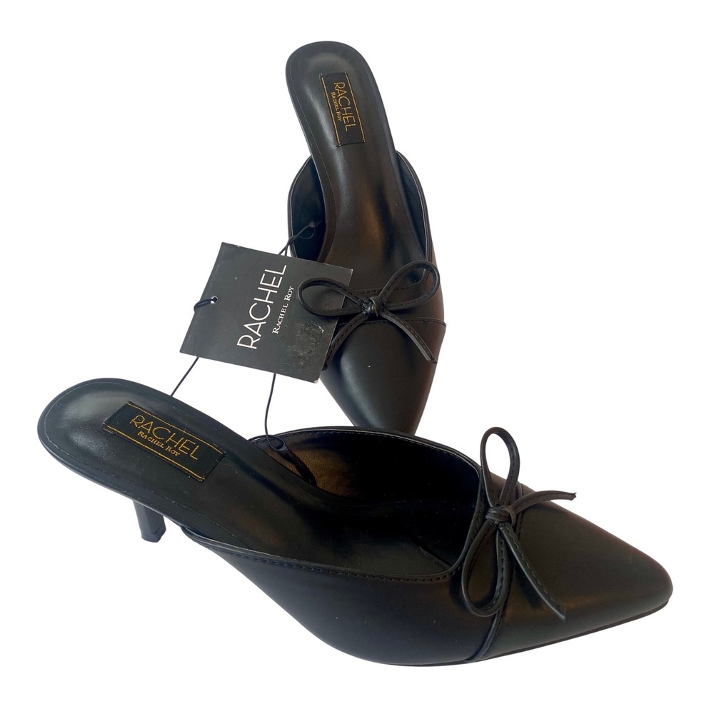 NWT Rachel‎ Roy shoes Pointed Toe Bow Mule  Size 6.5 Whimsigoth